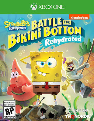 Spongebob Squarepants Battle For Bikini Bottom Rehydrated Game Cover Xbox One