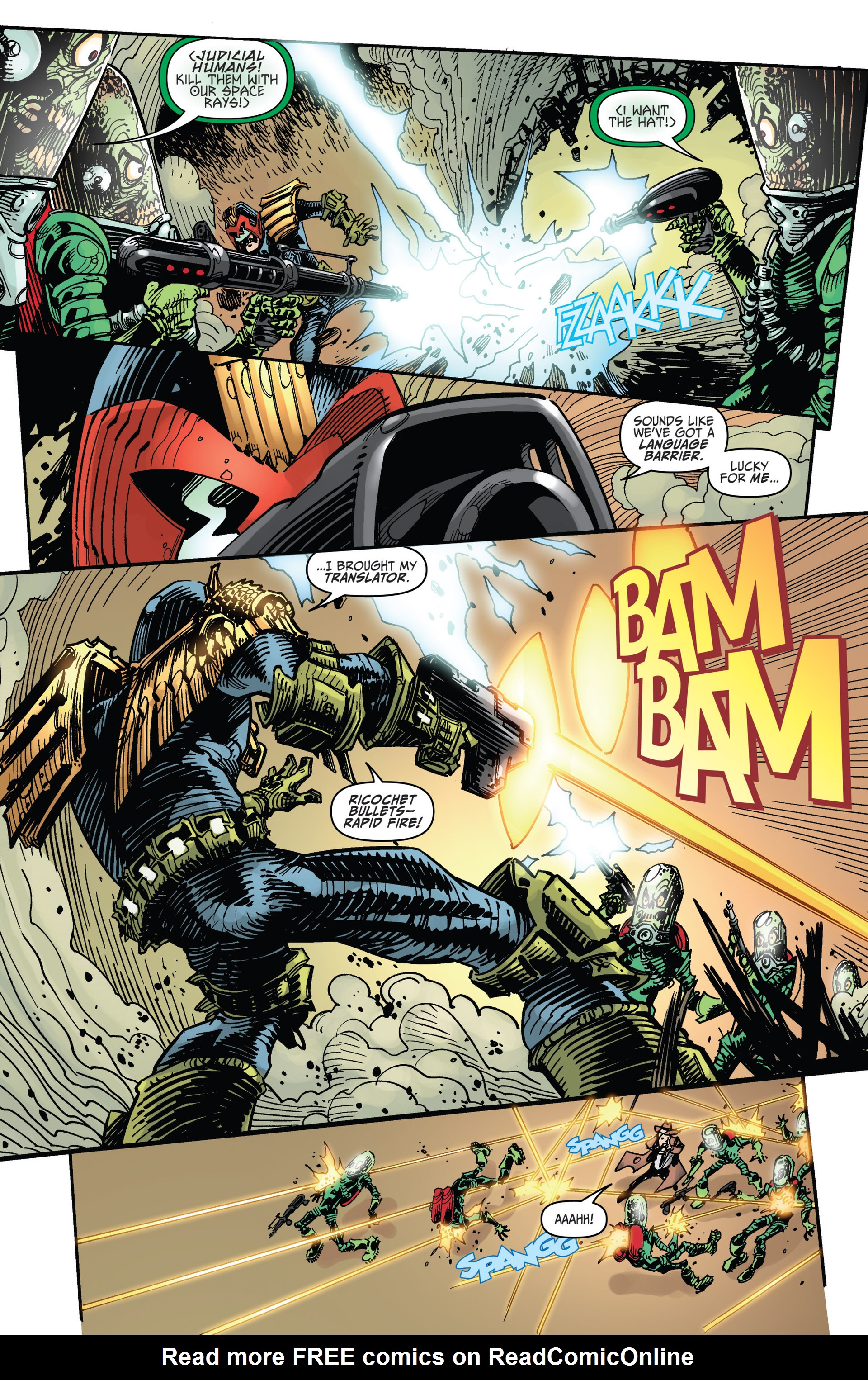 Read online Mars Attacks Judge Dredd comic -  Issue #3 - 6