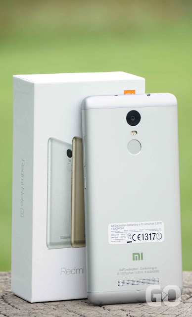 Xiaomi Redmi Note 3 Back View