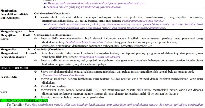 Rpp Ipa Smp Kelas 7 Kurikulum 2013 Pdf Materi Soal