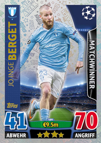 Topps Ligue des Champions 481-Patrick Herrmann-Matchwinner