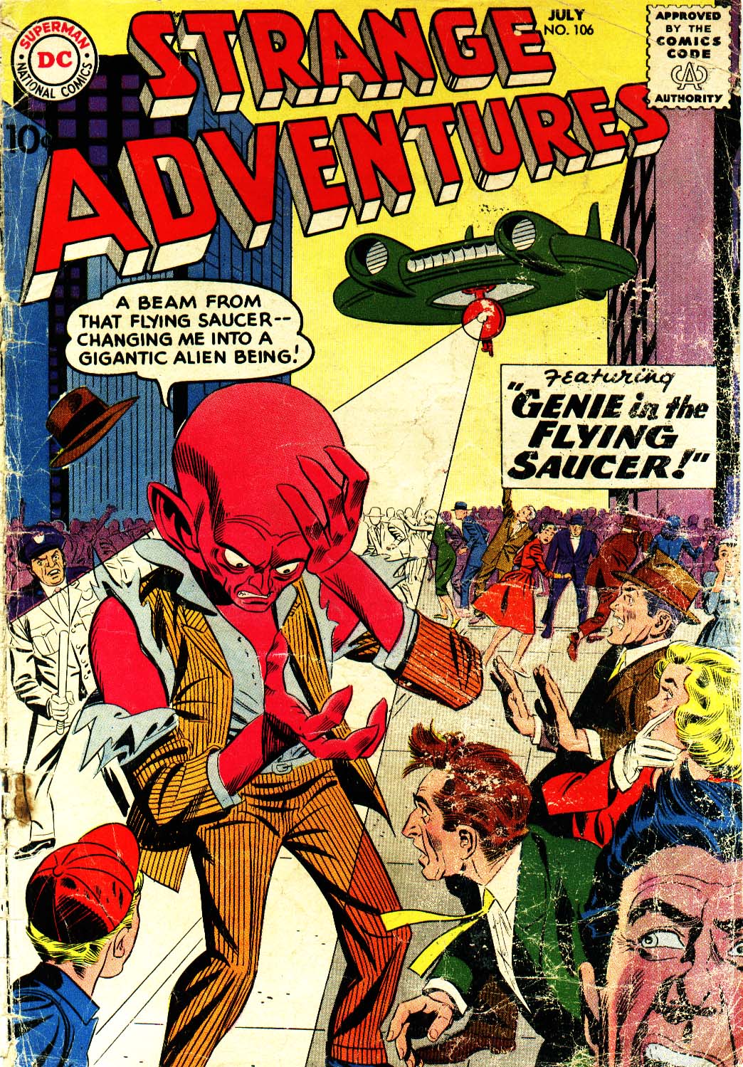 Read online Strange Adventures (1950) comic -  Issue #106 - 1