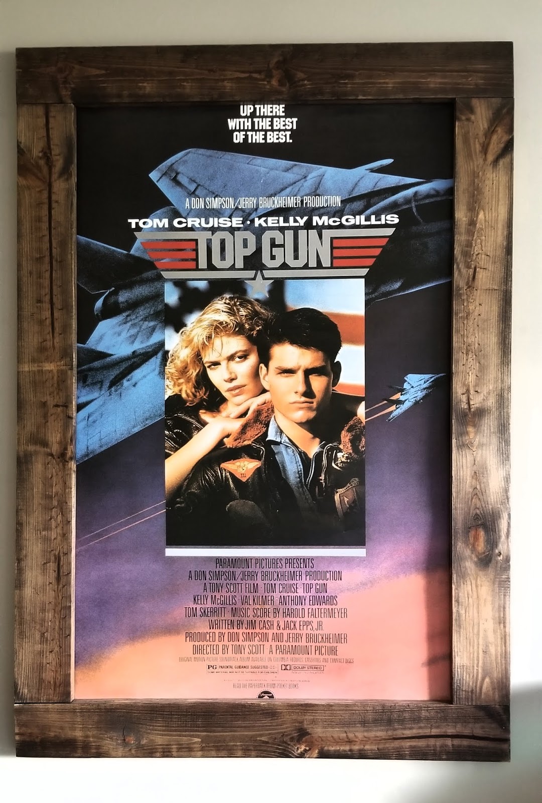 Once Daily DIY Easy Rustic Movie Poster Frame