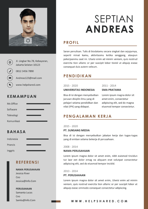 contoh-cv-lamaran-kerja-elegan-5-curriculum-vitae Contoh CV Lamaran Kerja Elegan 5 Curriculum Vitae