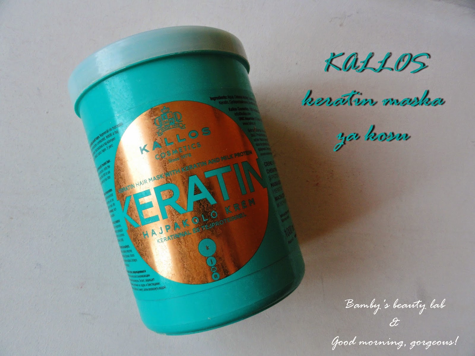 Blogoprojekat #2: Kallos keratin maska za kosu - Good morning, gorgeous!