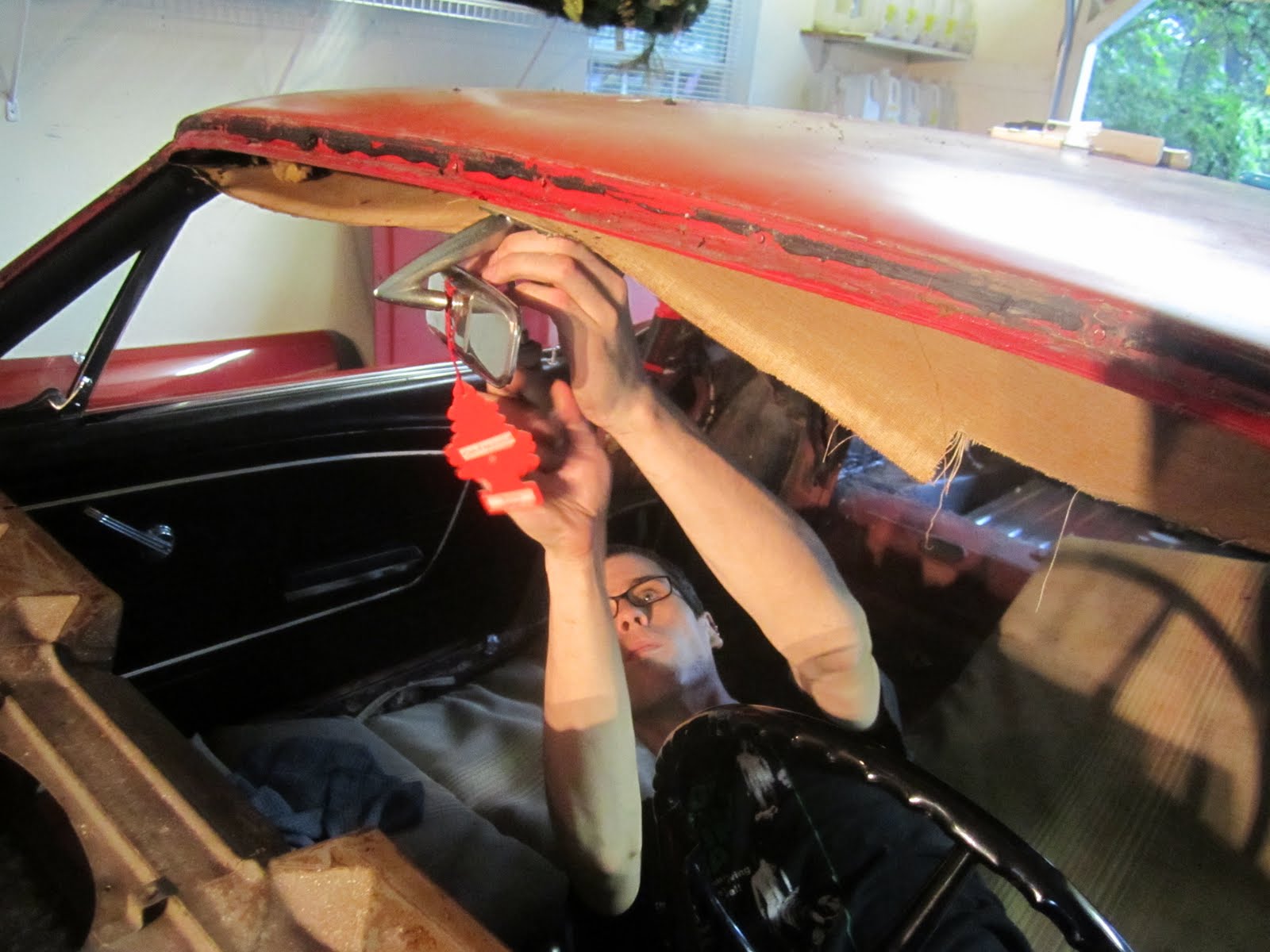 66 Mustang Restoration Project Day 2 Windshield Wipers, Windshields