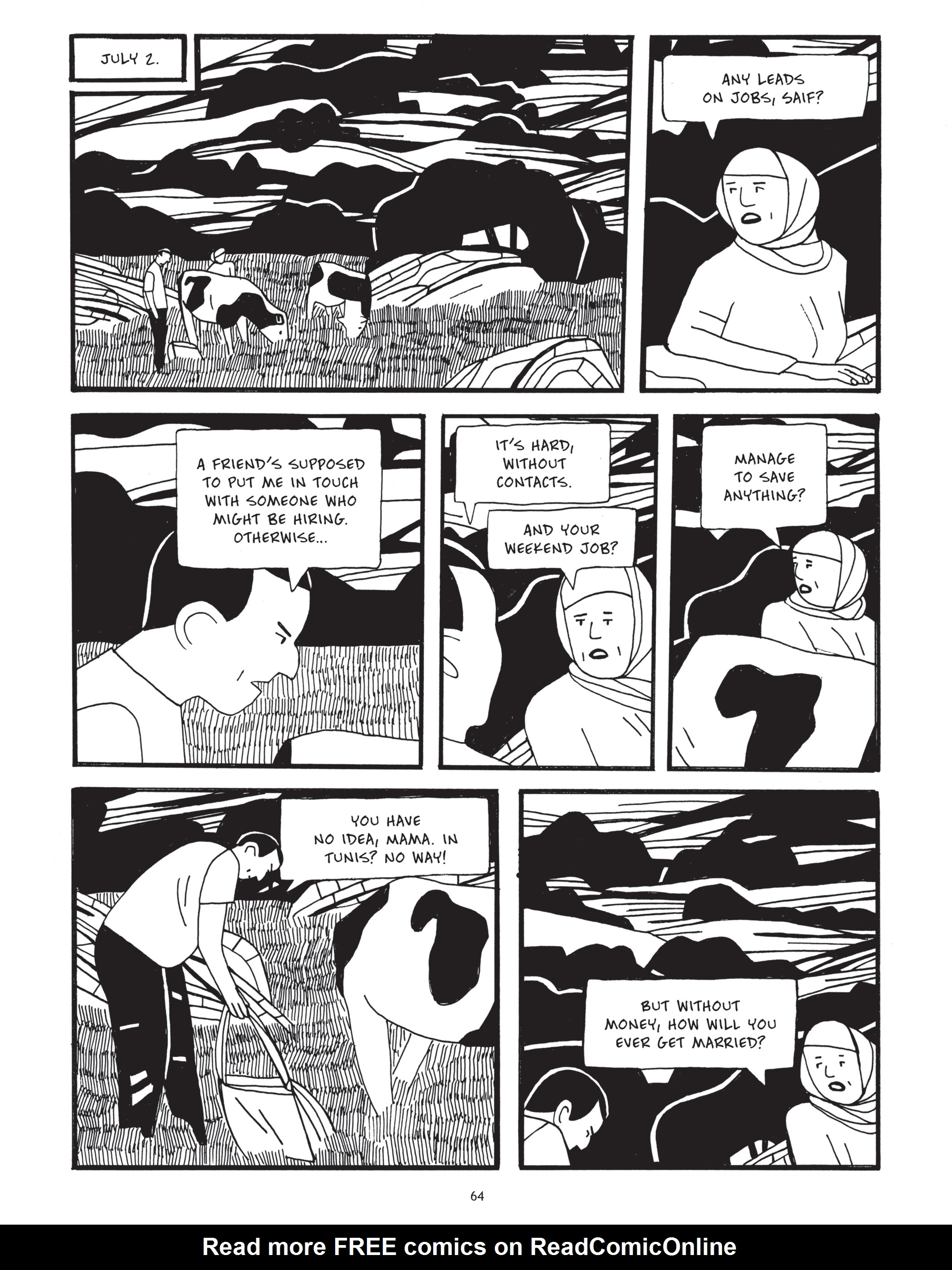 Read online After the Spring: A Story of Tunisian Youth comic -  Issue # TPB - 64