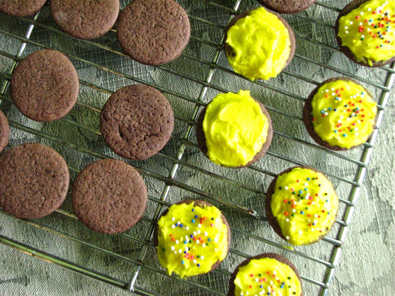 Delectably Mine Frosted Brownie Roll Out Cookies