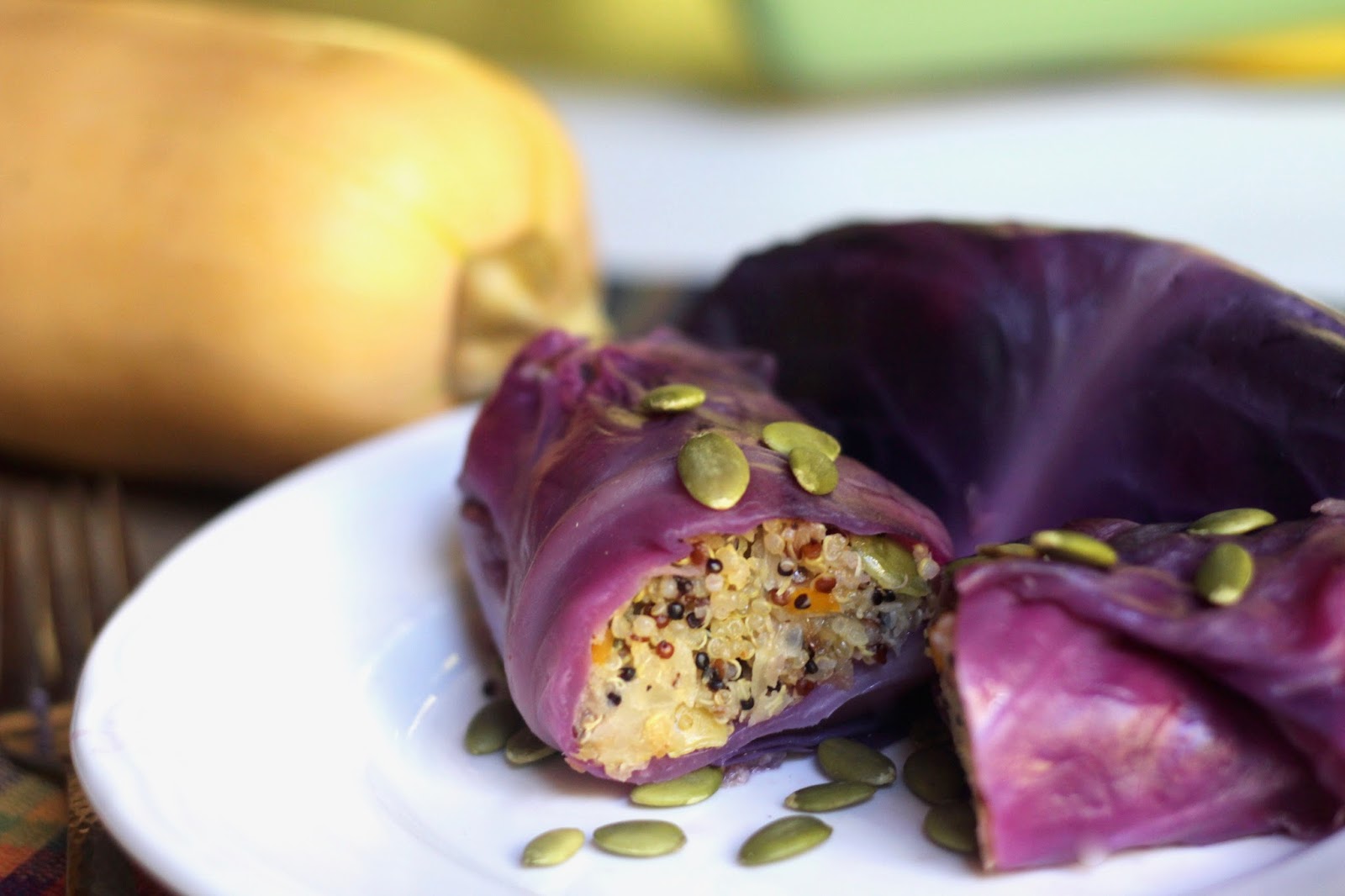 Butternut Squash Sauerkraut Quinoa Cabbage Rolls Diary of a Mad Hausfrau