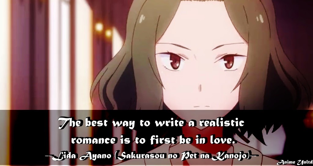 My Anime Review: Sakurasou no Pet na Kanojo Quotes