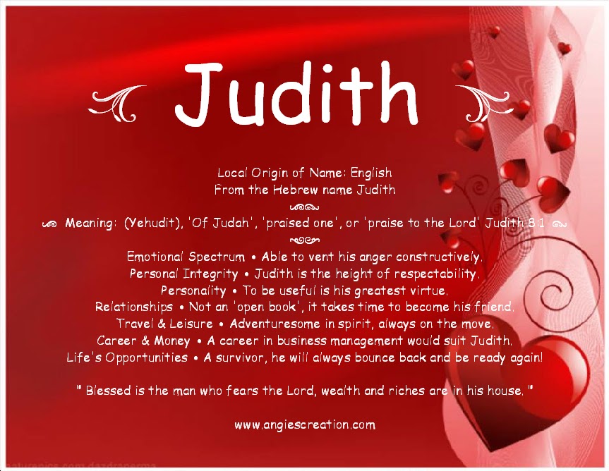 Judith Unique Names judith-unique-names