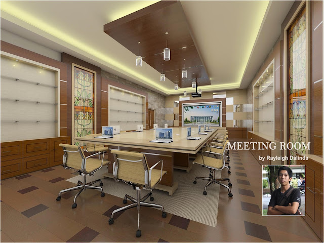 sketchup model vray setting office_meeting_room