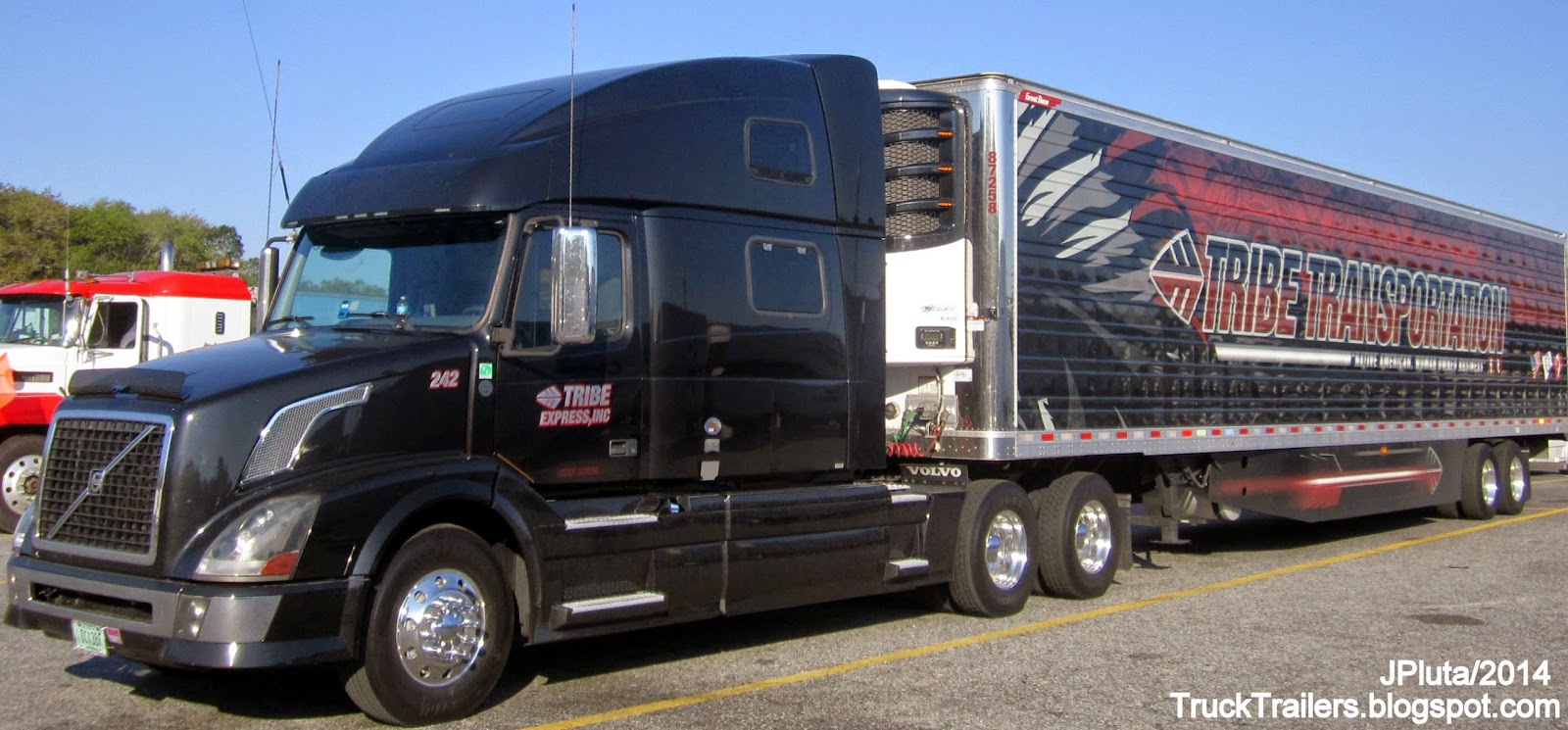 TRUCK TRAILER Transport Express Freight Logistic Diesel Mack Peterbilt Kenworth Volvo