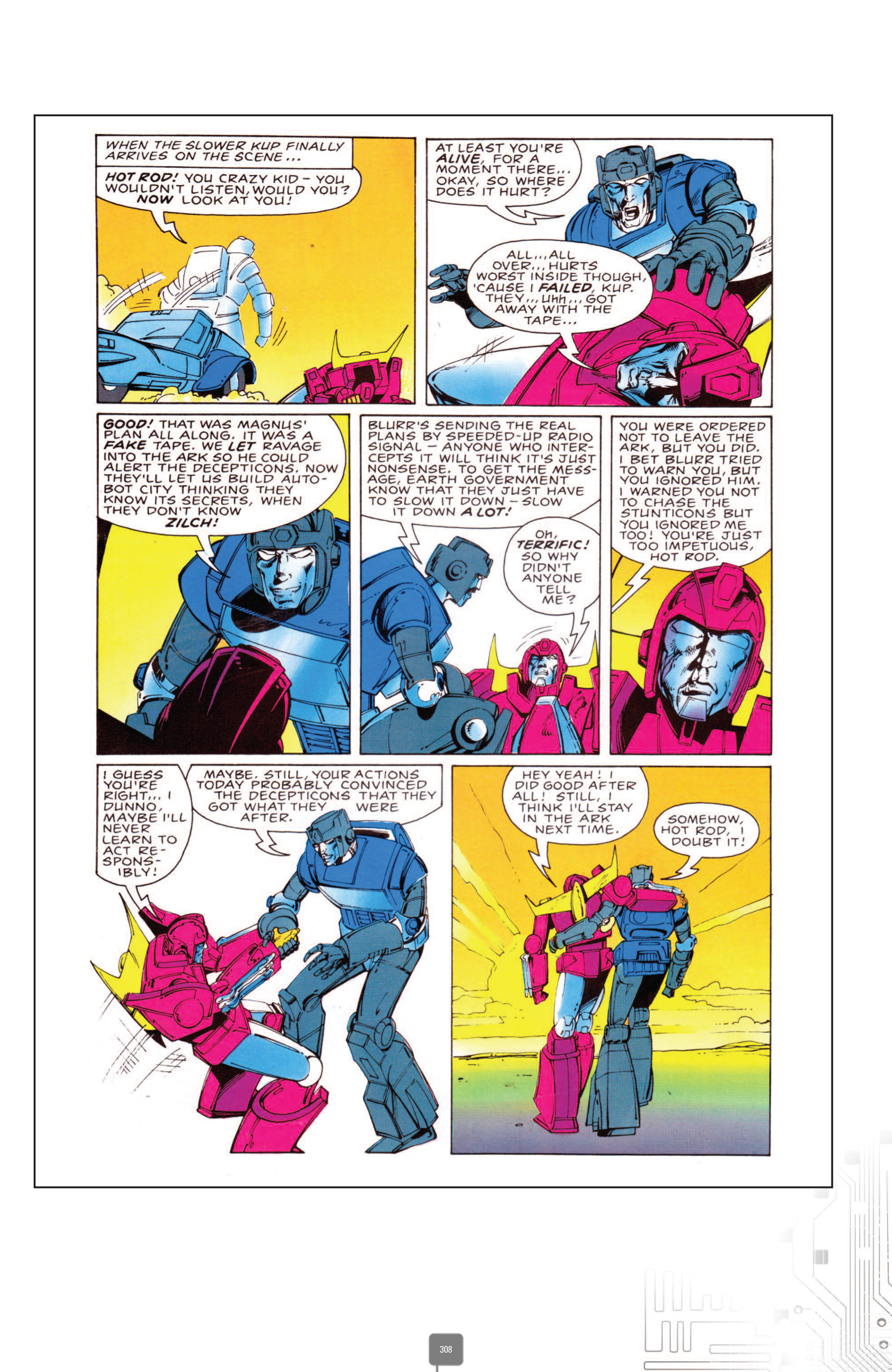 Read online The Transformers Classics UK comic -  Issue # TPB 4 - 308