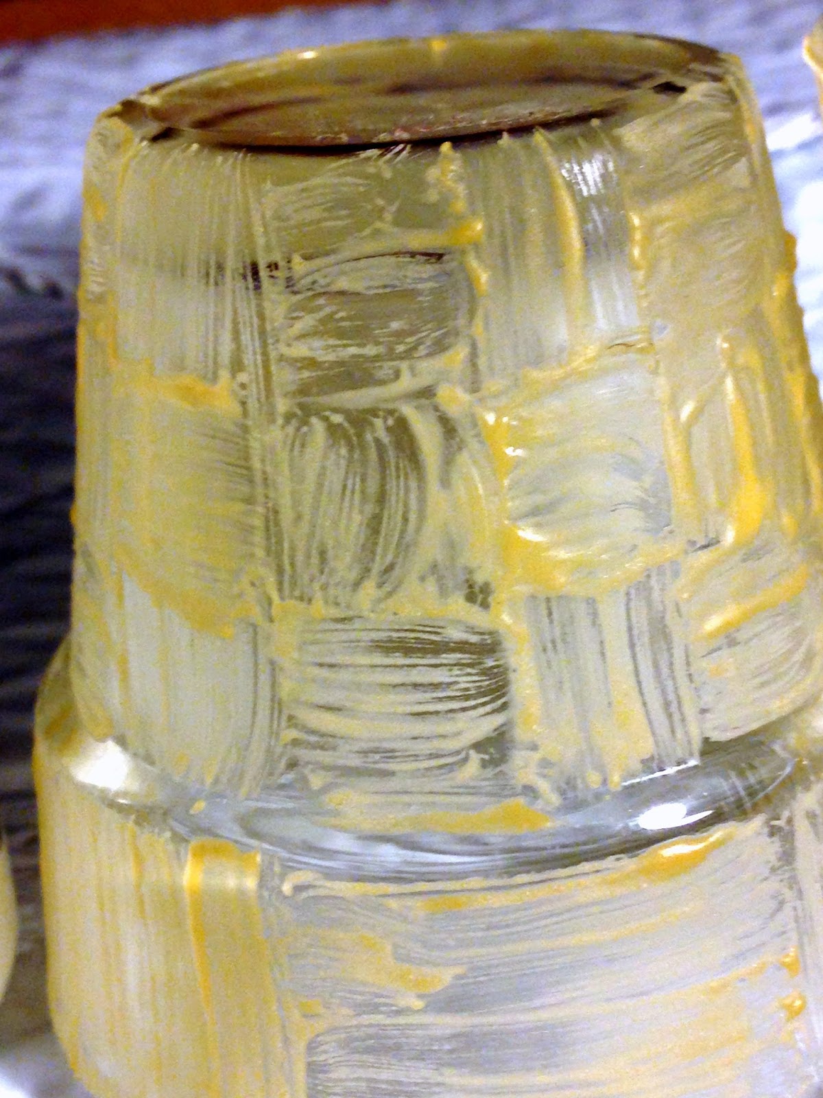 DIY, Colorful Etched Glass Pots!!