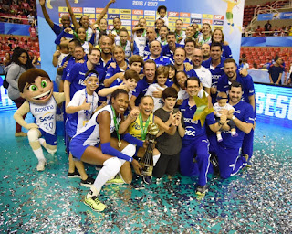 Rio de Janeiro Pentacampeão Brasileiro Feminino de Voleibol de 2017