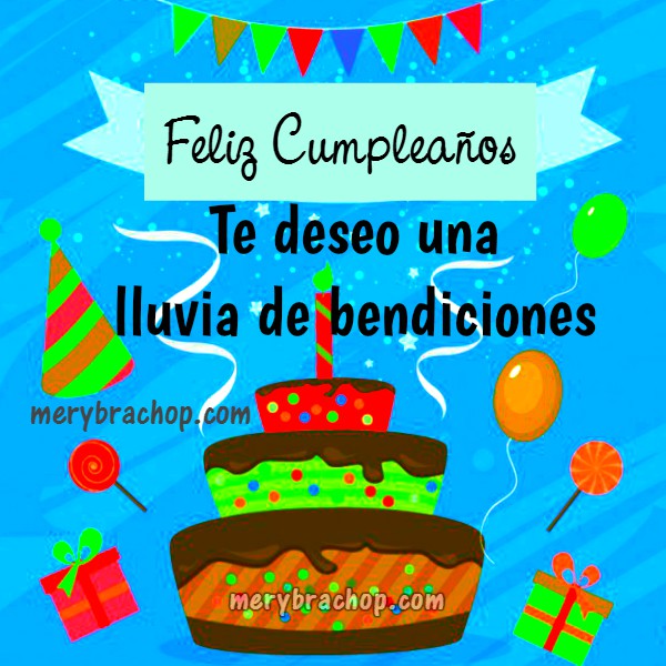 Resultado de imagen para feliz cumpleaños dios te bendiga te llene bendiciones