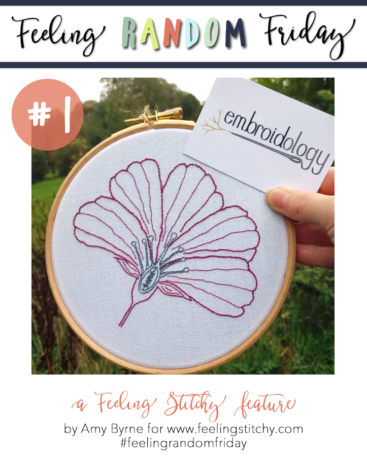 Embroidology, a Feeling Random Friday feature by Amy Byrne for Feeling Stitchy