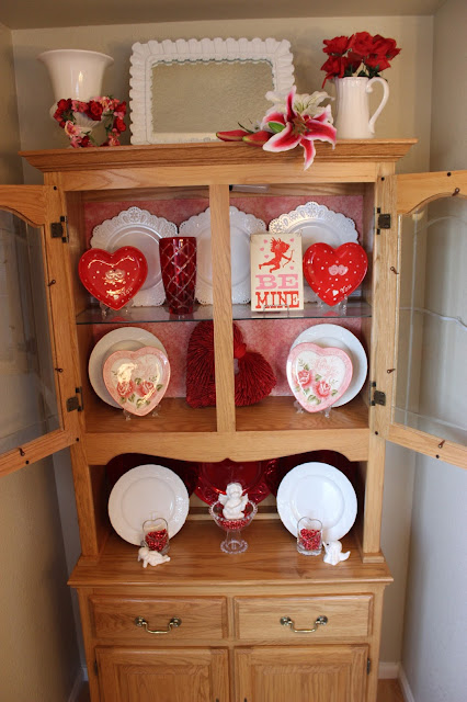 Valentine's Day China Cabinet