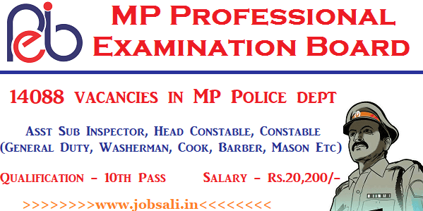 MP VYAPAM Recruitment 2017 MP Vyapam Constable vacancy, MP Police Constable vacancies, 10th Pass Govt jobs in MP