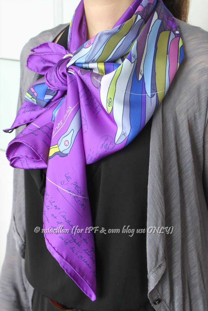 Mia's Armoire: Play Time with Hermes Silks!