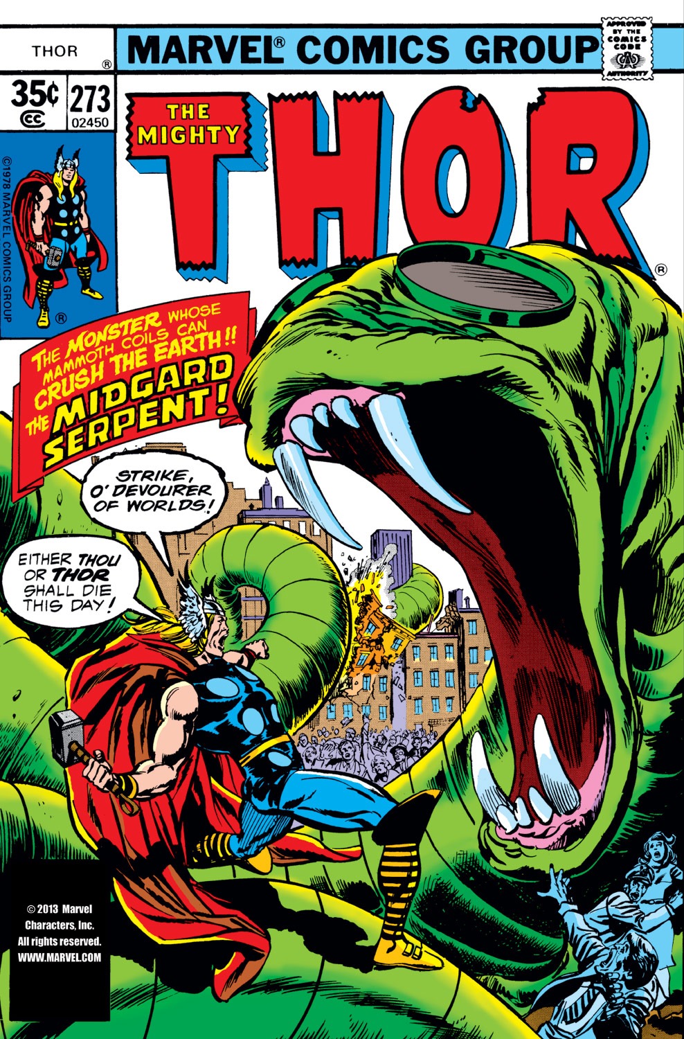 Read online Thor (1966) comic -  Issue #273 - 1