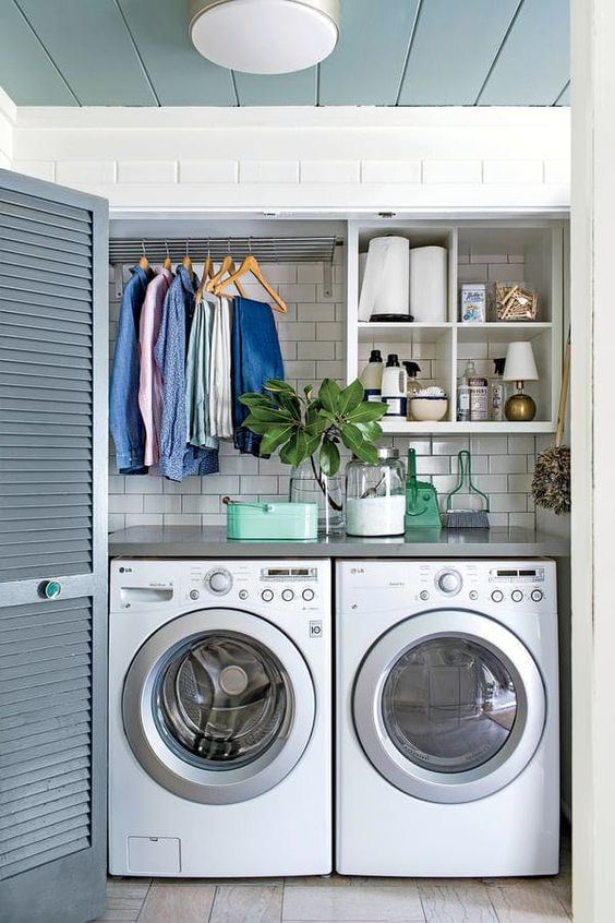 SMART LAUNDRY ROOMS IDEAS & APARTMANLAR İÇİN 10 ÇAMAŞIR ODASI USTA