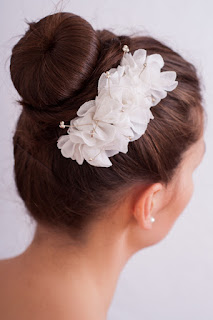 bridal hair flower