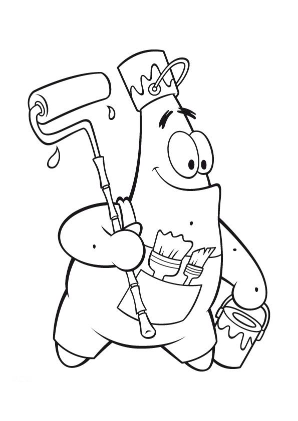 gangsta spongebob coloring pages - photo #19