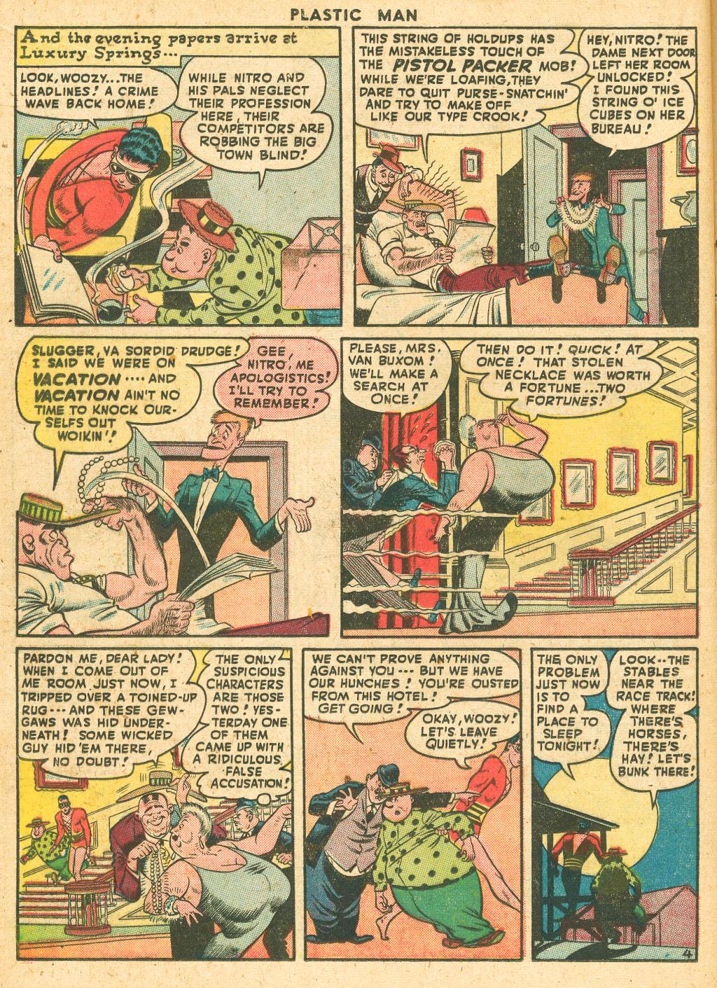 Read online Plastic Man (1943) comic -  Issue #10 - 18