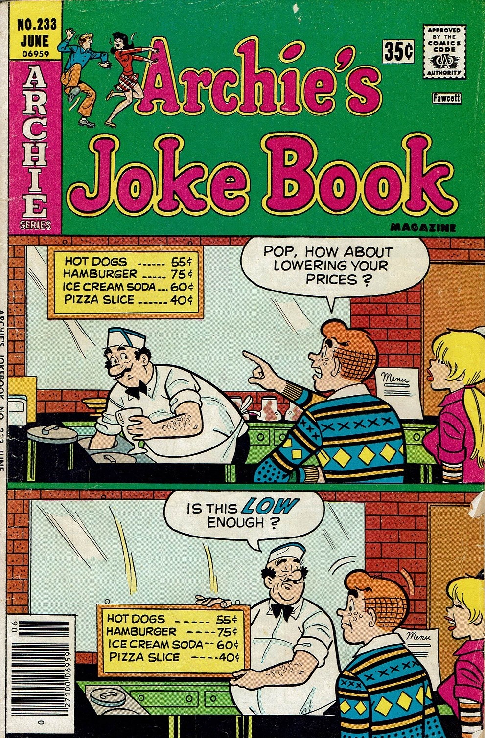 Read online Archie's Joke Book Magazine comic -  Issue #233 - 1