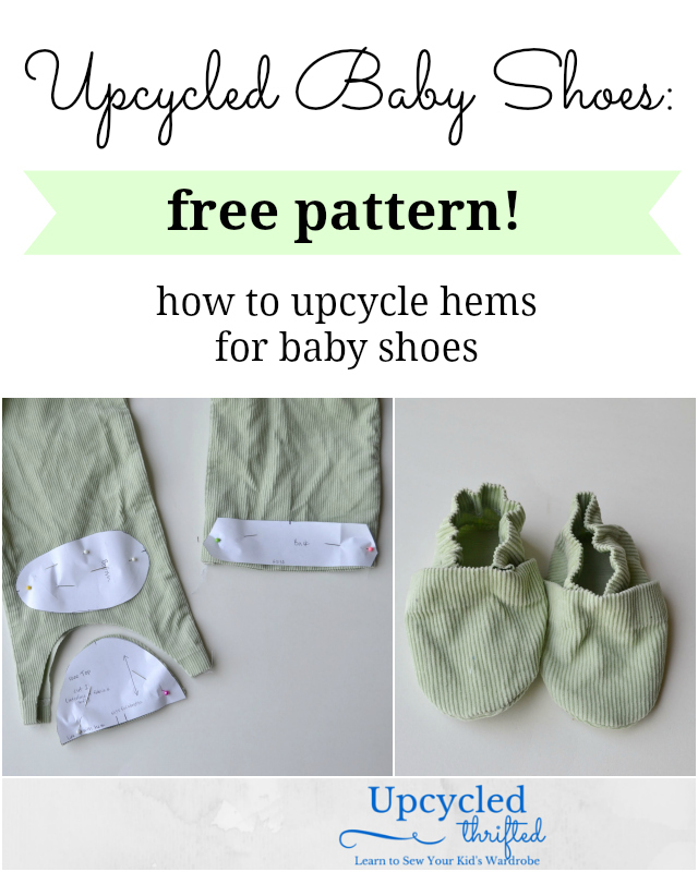 Upcycled Baby Shoes: FREE Pattern! - Heather Handmade