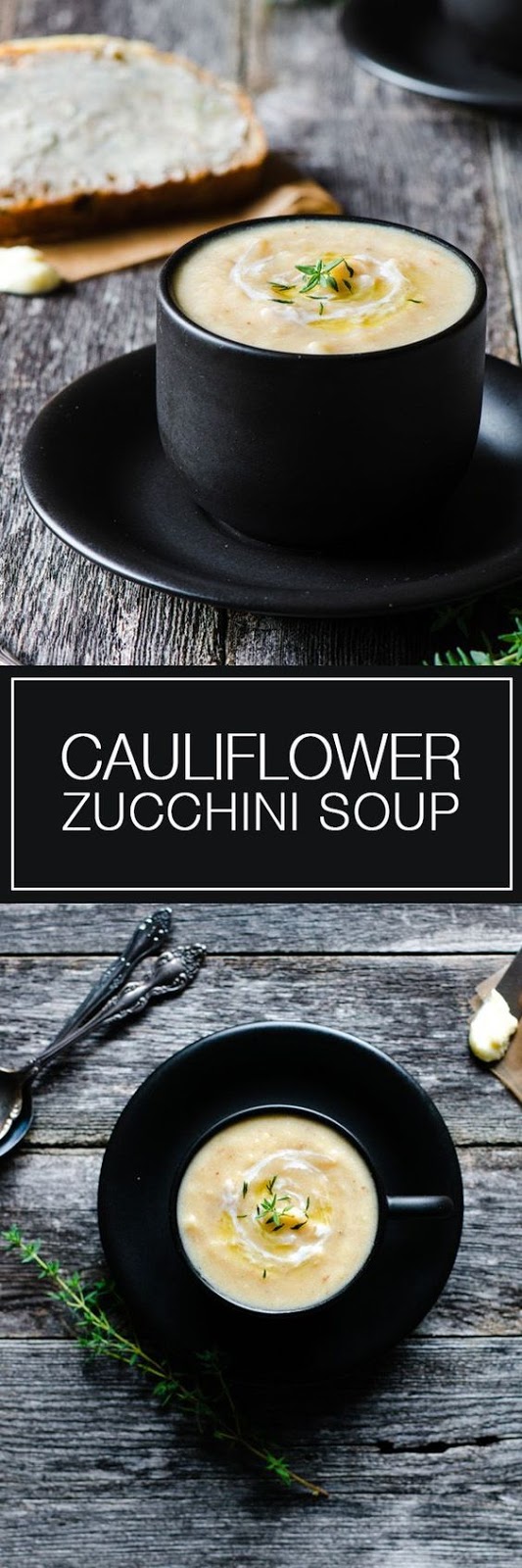CAULIFLOWER & ZUCCHINI SOUP