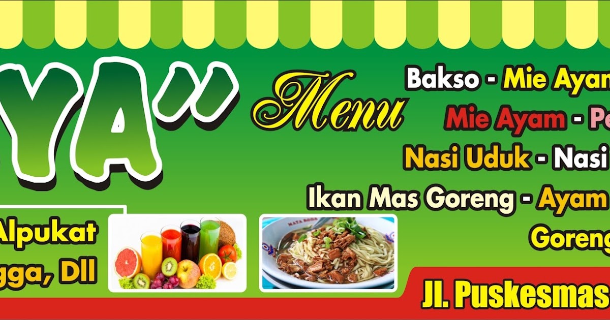 Contoh Banner Nasi Pecel Pilkada Id