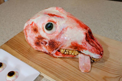 How many of you can eat this scary looking cake?