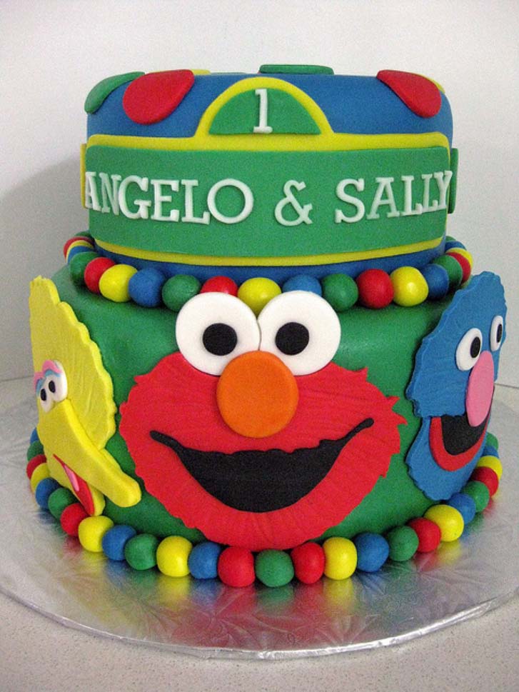 Sesame Street Birthday Cakes Design
