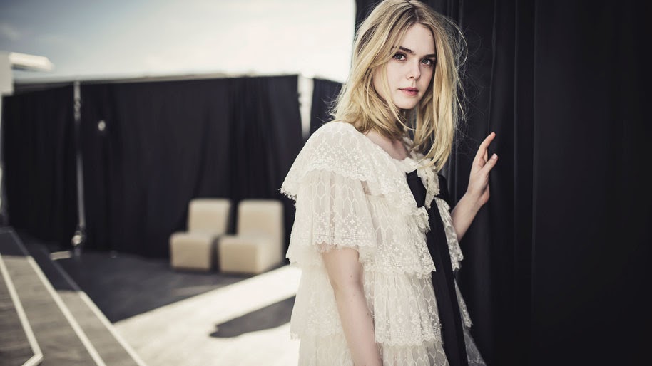 Elle Fanning, Actress, Blonde, Women, 4K, #418