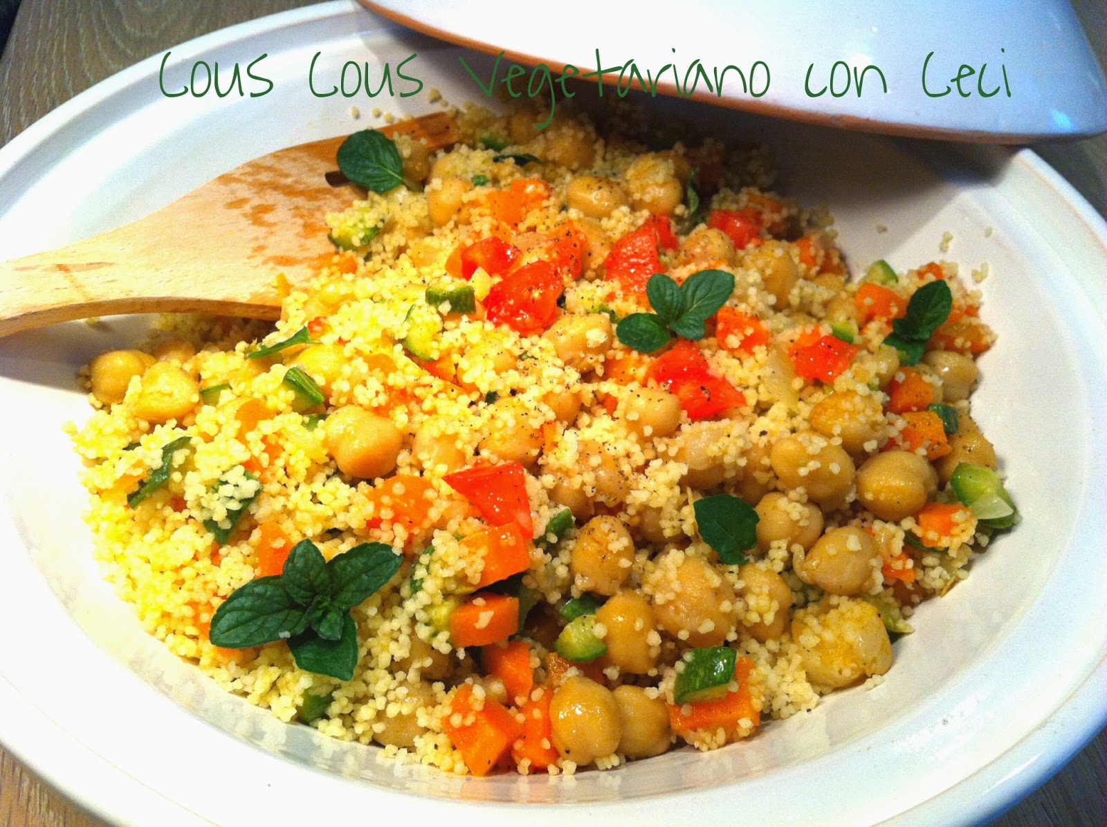 Cucinando tra le nuvole Cous Cous Vegetariano con Ceci