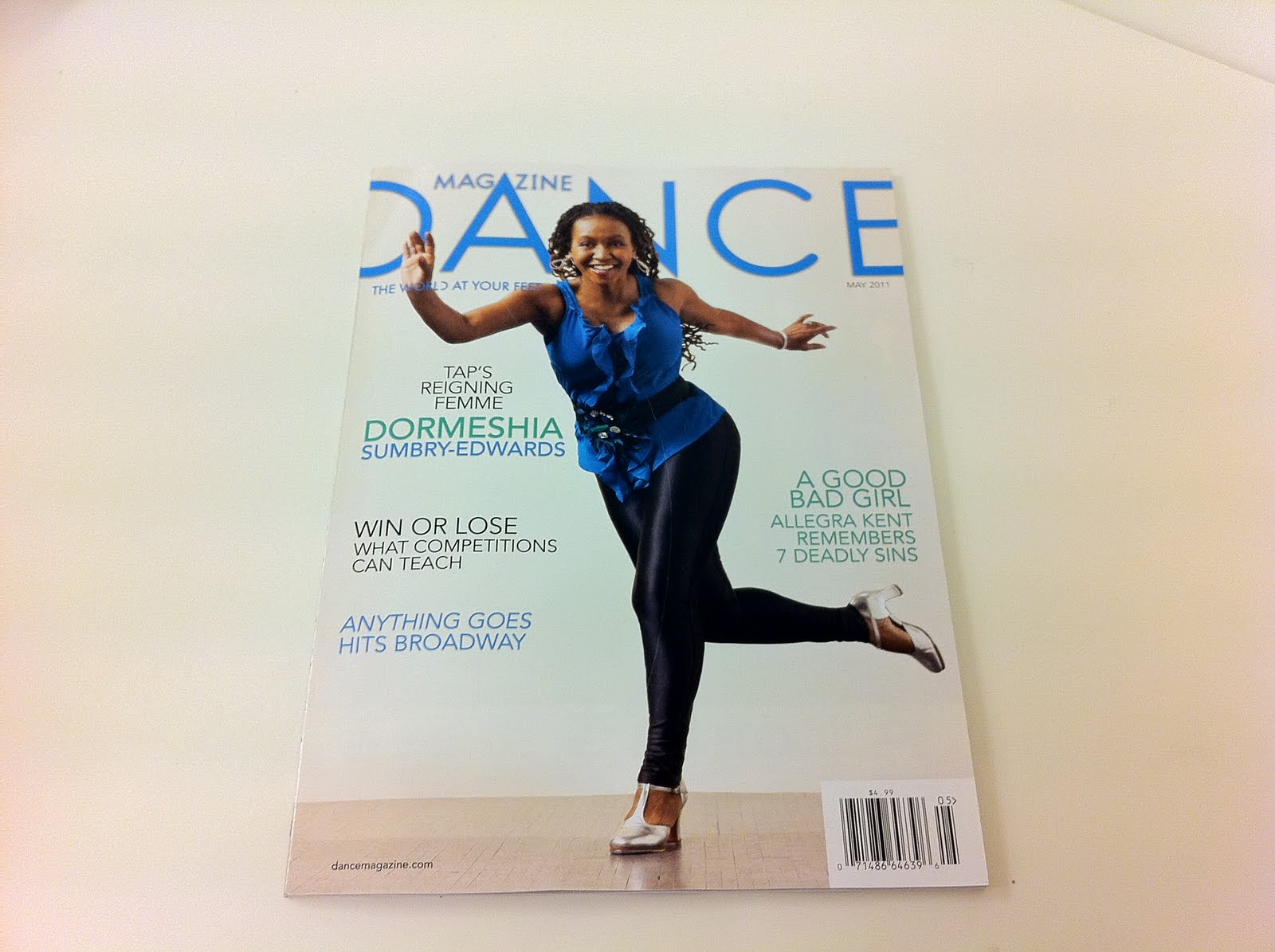舞蹈雜誌五月號封面人物－Dormeshia Sumbry Edwards ~ 踢踏網 TAP LINE