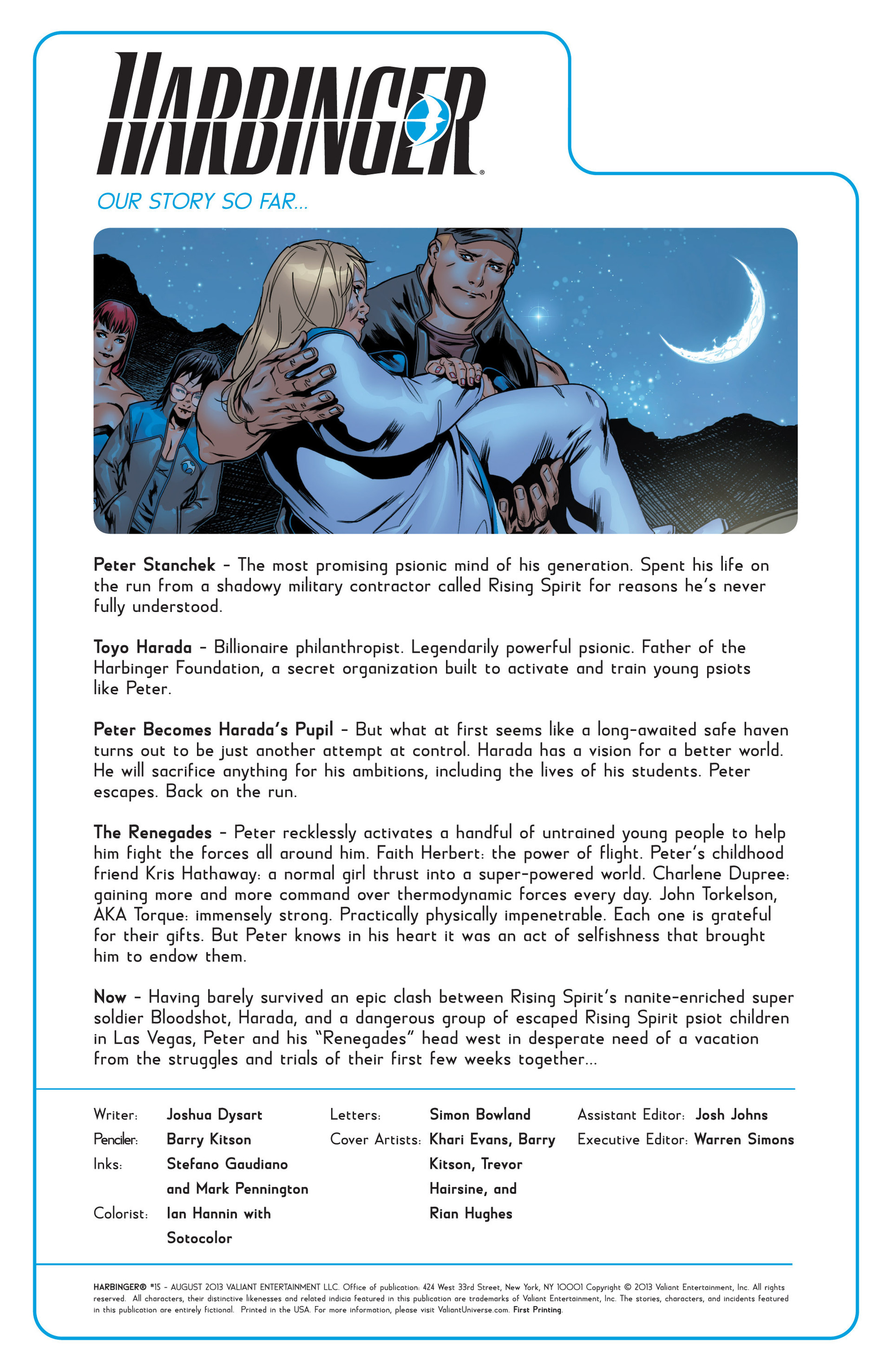 Read online Harbinger (2012) comic -  Issue #15 - 2
