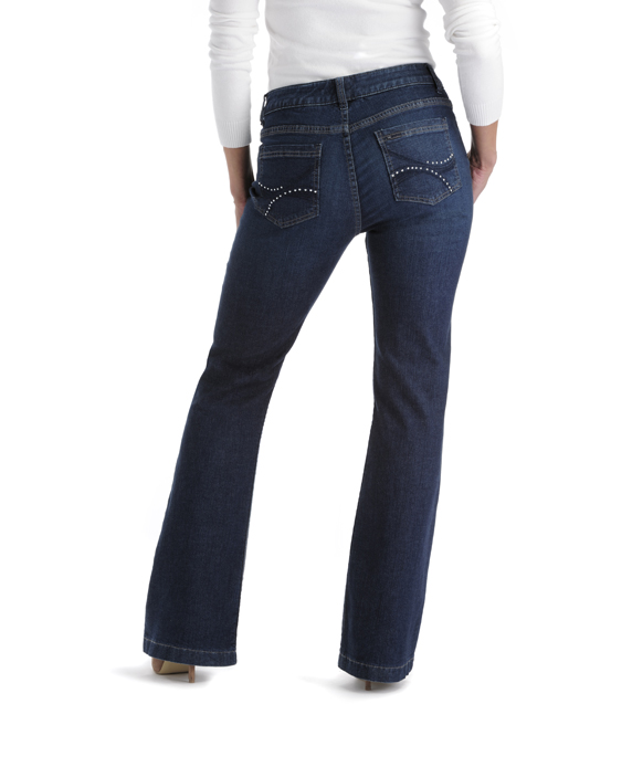 lee slender secret bootcut jeans