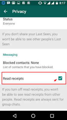 WhatsApp Read Receipts