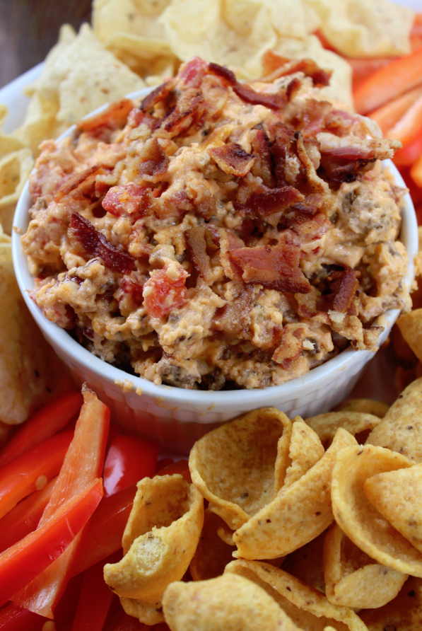 Mr. Recipes Crock Pot Bacon Cheeseburger Dip