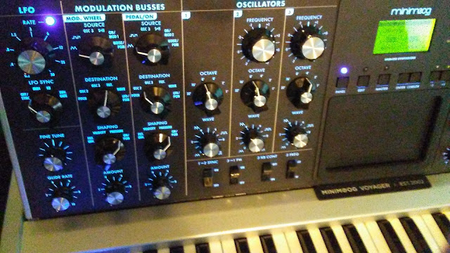 MATRIXSYNTH: Moog MiniMoog Voyager Aluminum Edition SN 013
