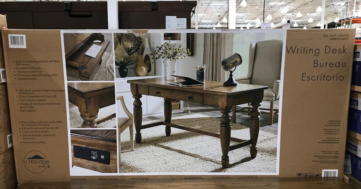 Northridge Home Writing Desk Costco Weekender Northridge Home Writing Desk Costco