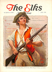 July 1923 cover for The Elks magazine by Paul Stahr