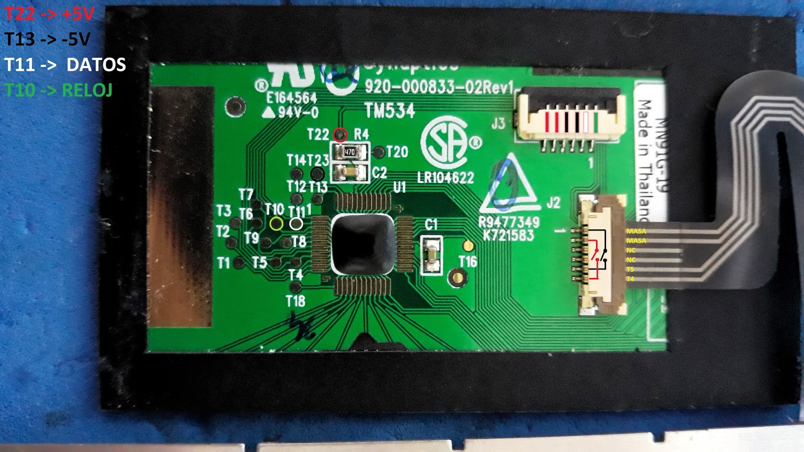 El rincón de kacitran Synaptics Touchpad TM534