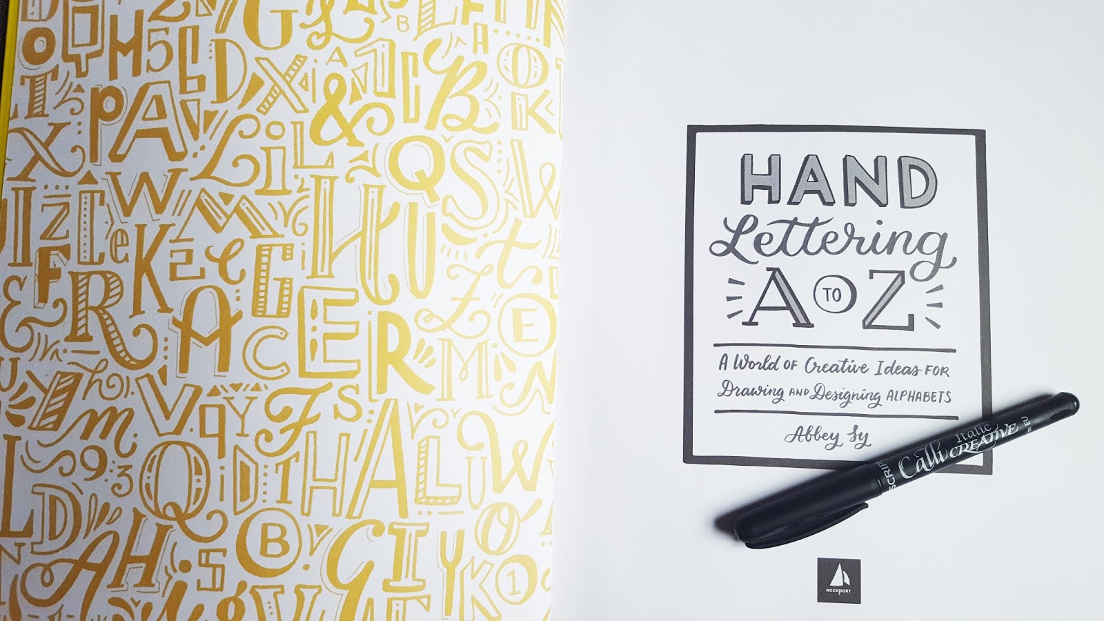 Review Hand Lettering A to Z by Abbey Sy