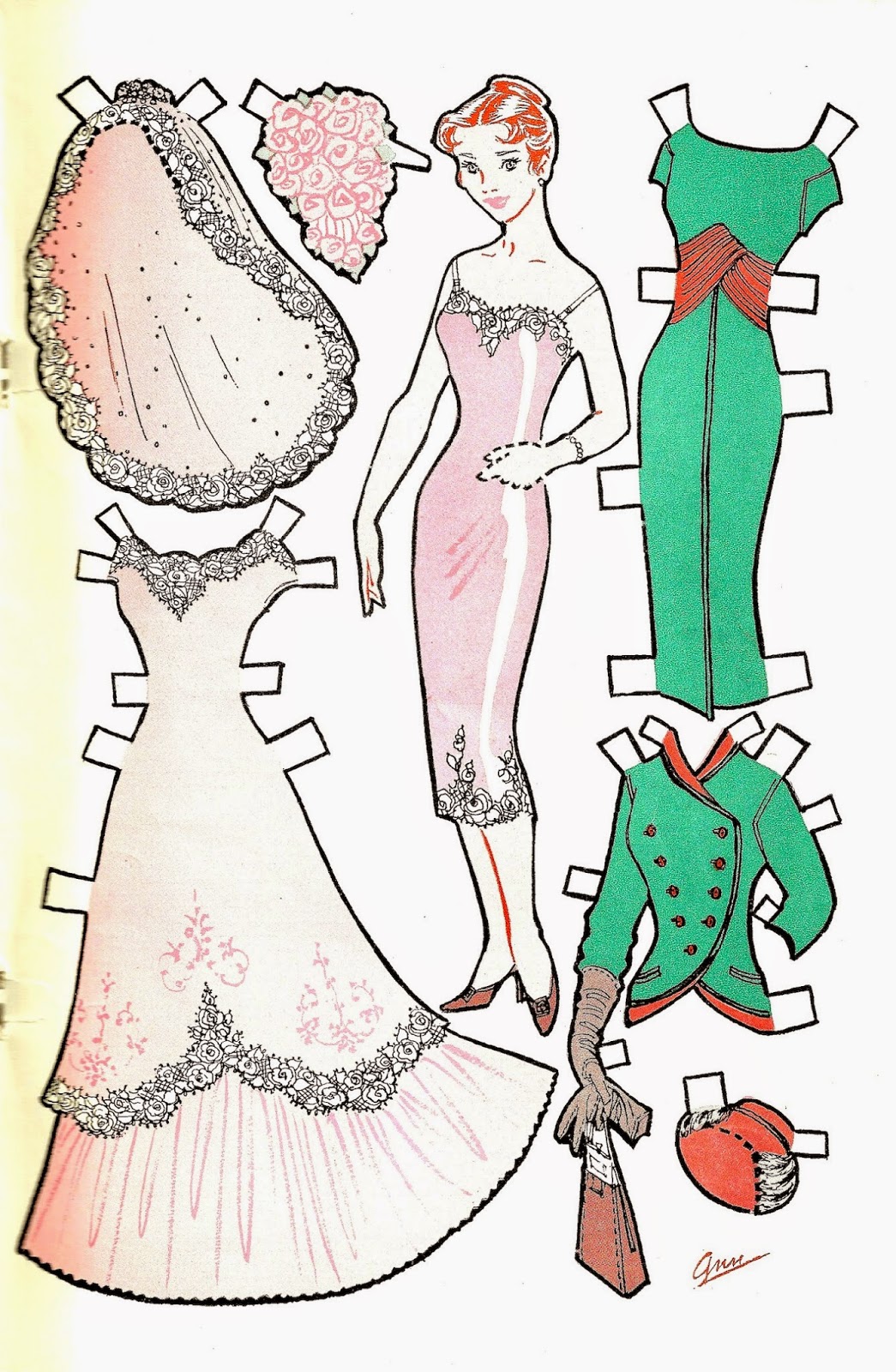 The Paper Collector Growing Up Dolls, Nov. 1957