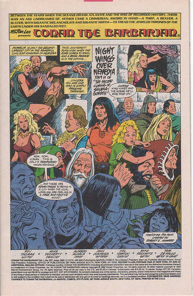 Read online Conan the Barbarian (1970) comic -  Issue #257 - 2